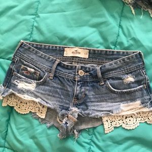 Hollister denim shorts